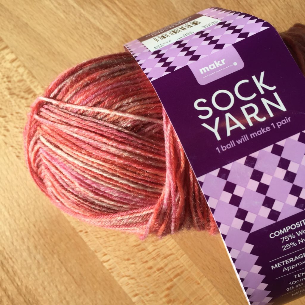 sock yarn_pink